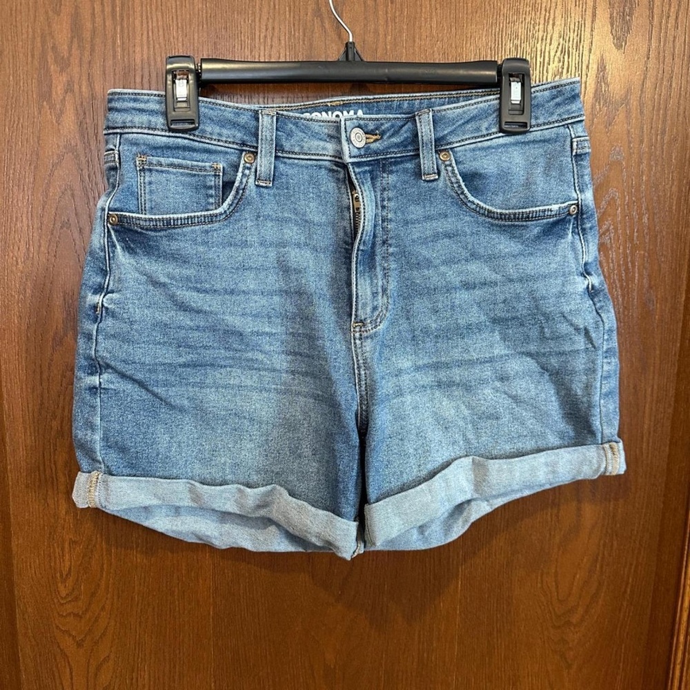 Casual Blue Denim Jean Shorts